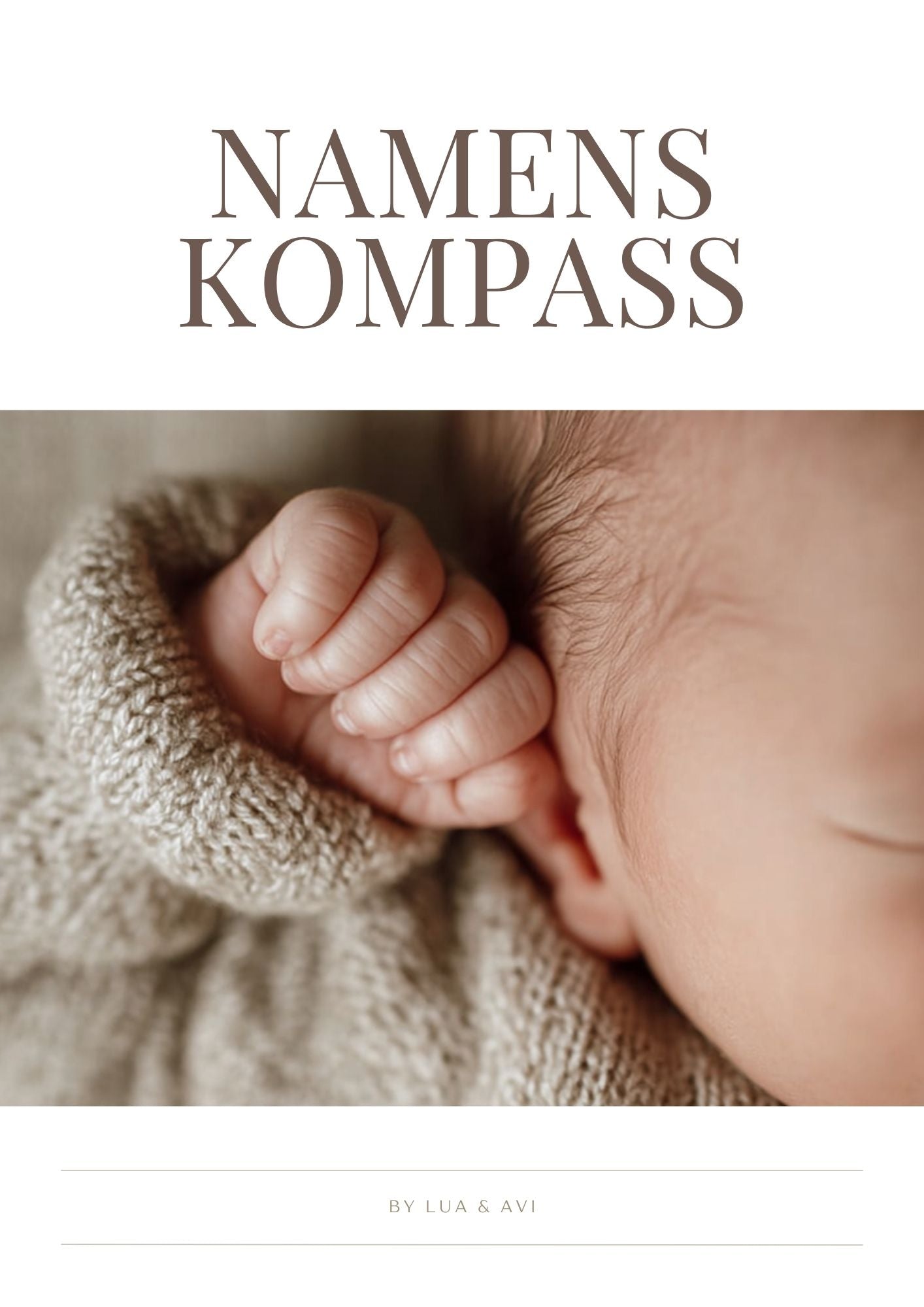 Titelbild des Namenskompass von Lua und Avi